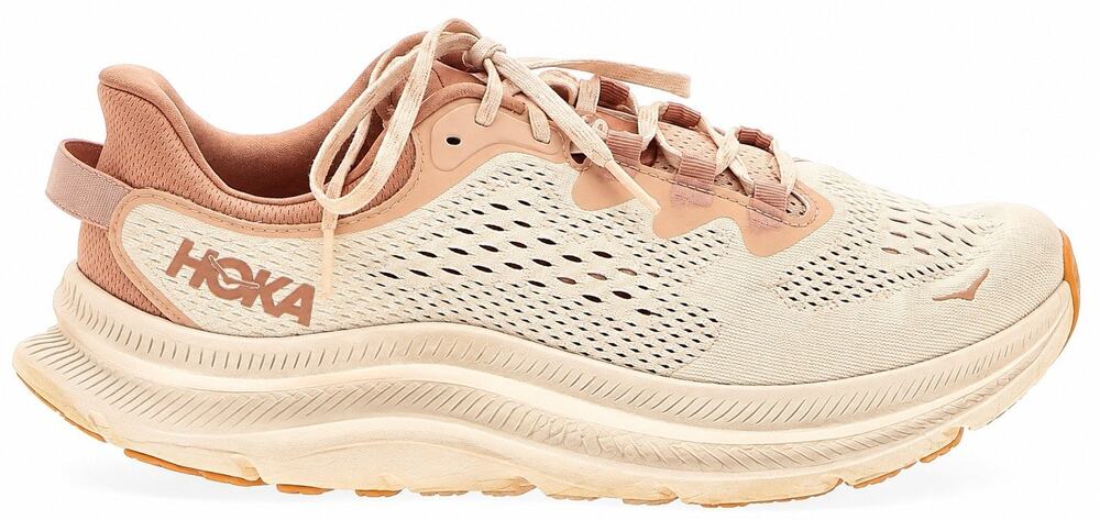 HOKA One Kawana 2 Women’s 10 Running Shoes Cream Blush Pink Athletic Sneakers